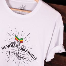 Revolutionaries Roots Soldier tshirt | bílé