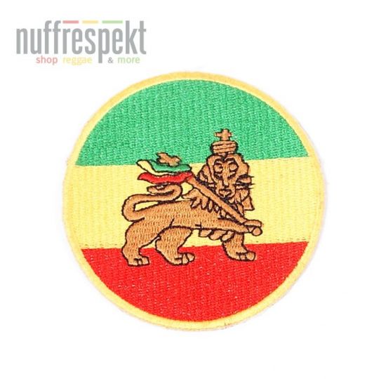 Kulatá nášivka rasta Lion of Judah