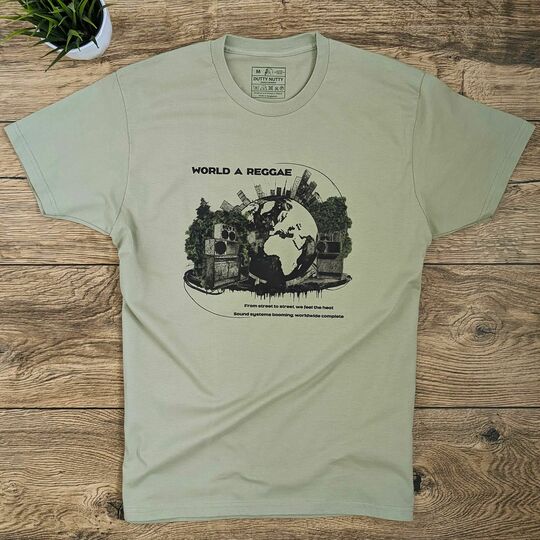 Tričko World A Reggae, Sound Systems booming worldwide complete