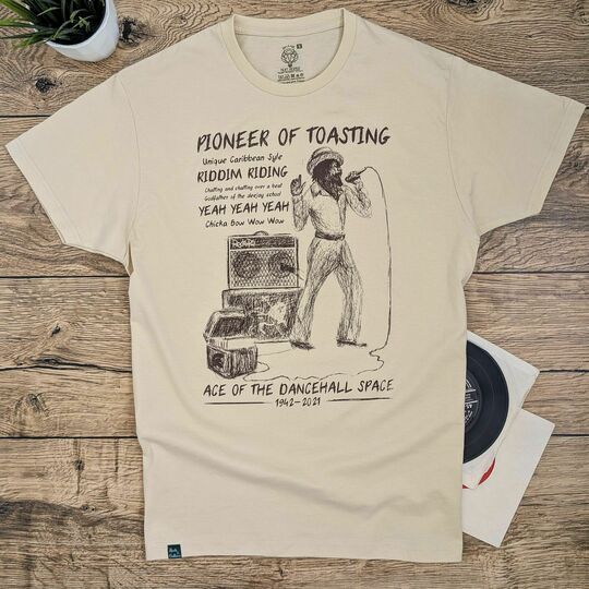 Tričko Pioneer of Toasting U-Roy krémové