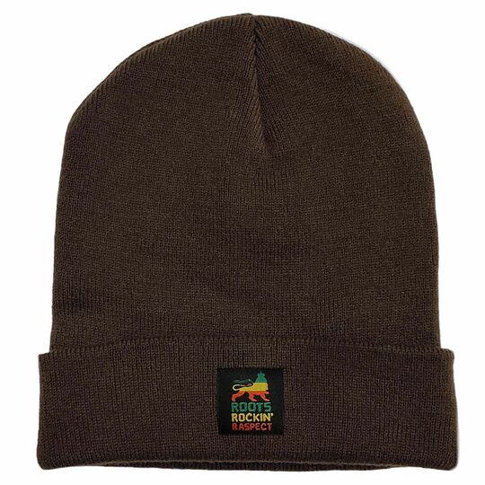 Zimní čepice beanie Roots Rockin' Raspect | hnědá