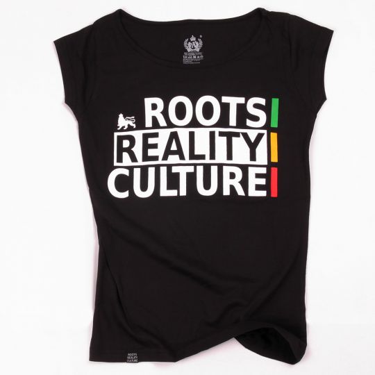 Dásmké tričko Roots Reality Culture | černá
