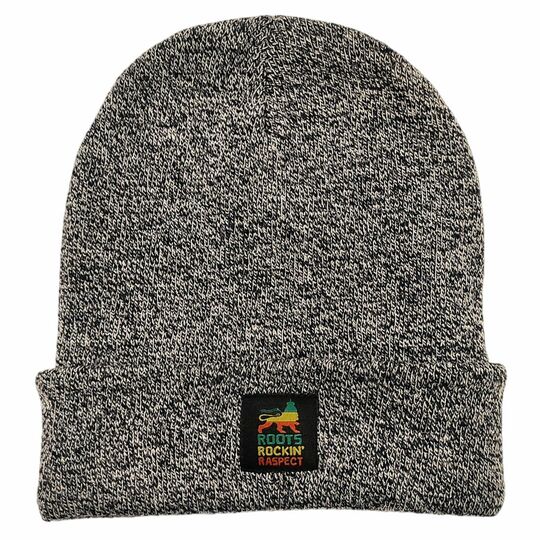 Zimní čepice beanie  Roots Rockin' Raspect | šedý melanž