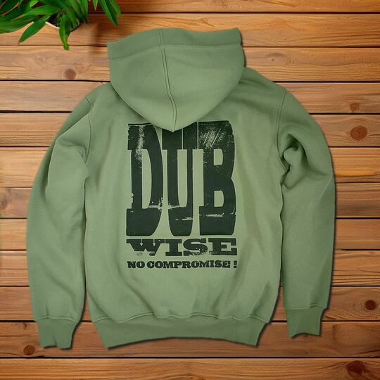 Mikina s potiskem na zádech Dub Wise No compromise! / Sound System Culture