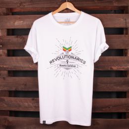 Revolutionaries Roots Soldier tshirt | bílé