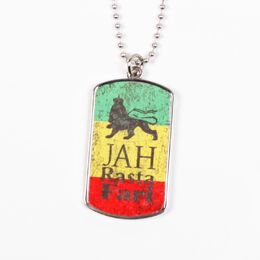 Nieśmiertelnik przywieszka Jah Rastafari