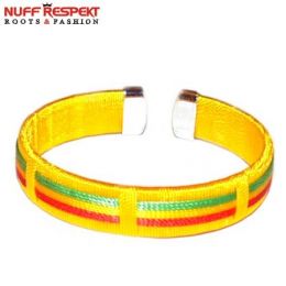 Náramek rasta color žlutý