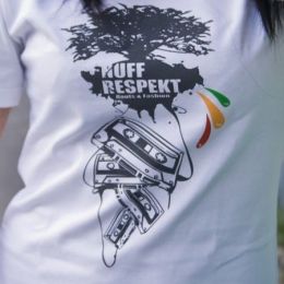 Dámské tričko bílé- Nuff Rspct Cassette Tree 
