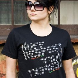 Dámské tričko černé Nuff Respekt Mirror