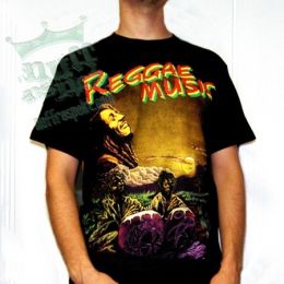 Tričko Bob Marley Reggae Music