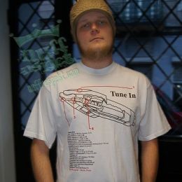 Tričko Nuff Respekt - Tune In bílé