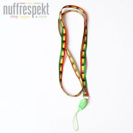 Řemínek na telefon, klíče - rasta weed