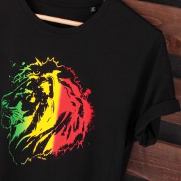 Trička Rasta Jah Lion | Organic Cotton