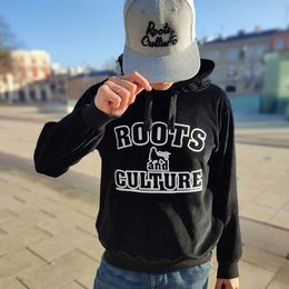 Velurová mikina s kapucí Roots and Culture