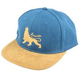 Snapback Lion of Judah | Blue & Camel