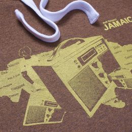 Mikina Radio Jam Nuff Respect Jamaica | hnědá