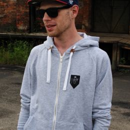 Mikina s kapucí - Nuff wear - šedá II