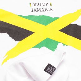 Tričko Big Up Jamaica | bílé