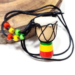 Náhrdelník rasta djembe