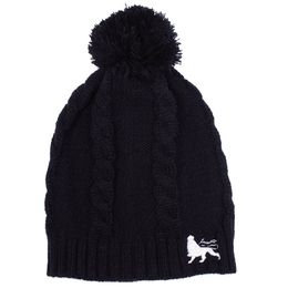 Čepice s bambulí Lion | černá