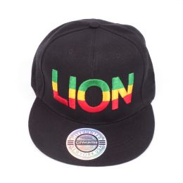 Snapback LION Rasta | černá