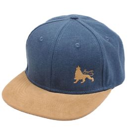 Snapback Kšiltovka Lion of Judah | Blue & Camel