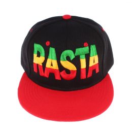 Snapback RASTA | Black & Red
