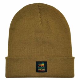 Zimní čepice beanie  Roots Rockin' Raspect | karamelová