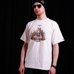 Pánské tričko - Nuff Wear - Wood & Chain 00513 - white