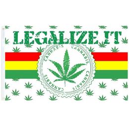 Rasta vlajka Legalize It 150x90