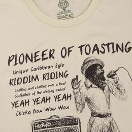 Tričko Pioneer of Toasting U-Roy krémové