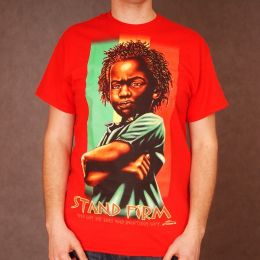 Tričko Rasta Baby - Stand Firm - červené