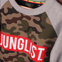 Mikina Dub Lion crewneck camo - JUNGLIST