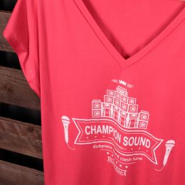 Dámské tričko oversize Champion Sound | Dubplate Sound Clash Tune 