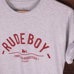 Tričko Rude Boy | šedé