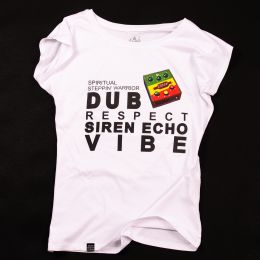 Dámské tričko Spiritual Steppin' Warrior / Dub Siren | bílé