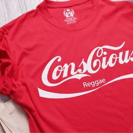 Tričko Conscious Reggae červené