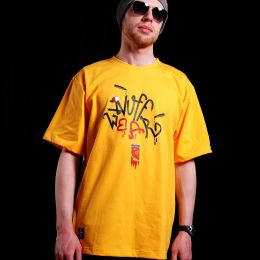 Tričko Nuff Wear - Graffiti - žlutá