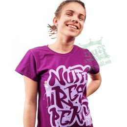 Dámské tričko fialové Carry On Rastaman - Nuff Respekt
