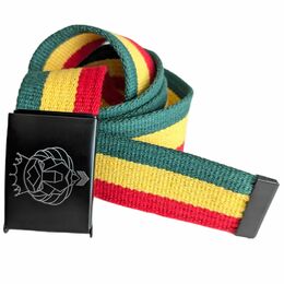 Pásek s černou přezkou - Rasta Courage