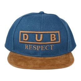 Snapback Dub Respect | Blue & Camel