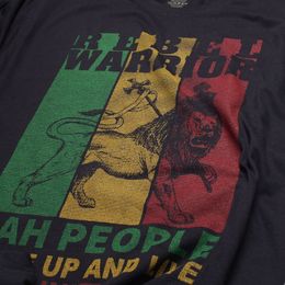 Rasta tričko Rebel Warrior | Jah people wake up and live