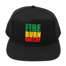 Kšiltovka Snapback Fire Burn Babylon | černá