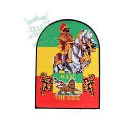 Nášivka rasta H.I.M.-The King