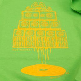 Dětské tričko | Vinyl & Sound System - zelené