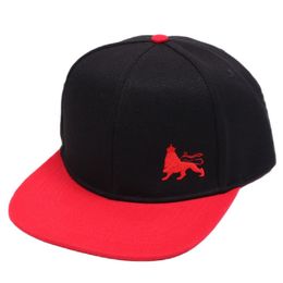 Snapback kšiltovka small Lion | Black & Red