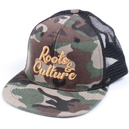 Kšiltovka Truckerka Roots & Culture | Camo & Black