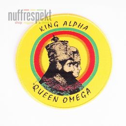 Nášivka King Alpha Queen Omega