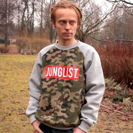 Mikina Dub Lion crewneck camo - JUNGLIST
