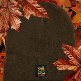 Zimní čepice beanie Roots Rockin' Raspect | hnědá